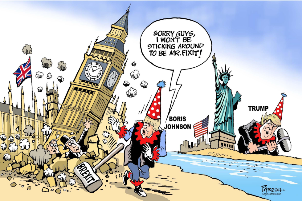 Clowns in UK, USA
