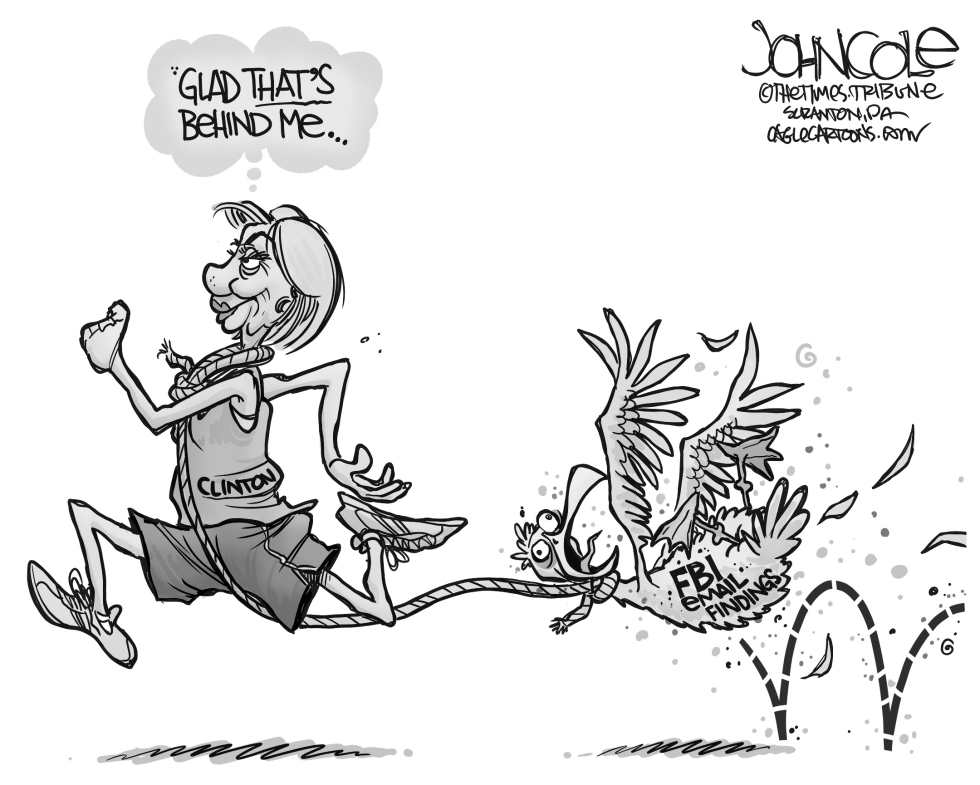 Clinton's email albatross BW
