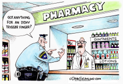 POLICE AND SHOOTINGS  by Dave Granlund