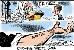 WIESEL -RIP  by Milt Priggee