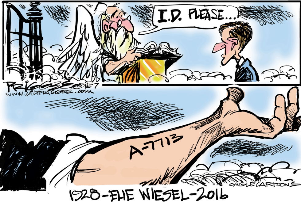  WIESEL -RIP by Milt Priggee