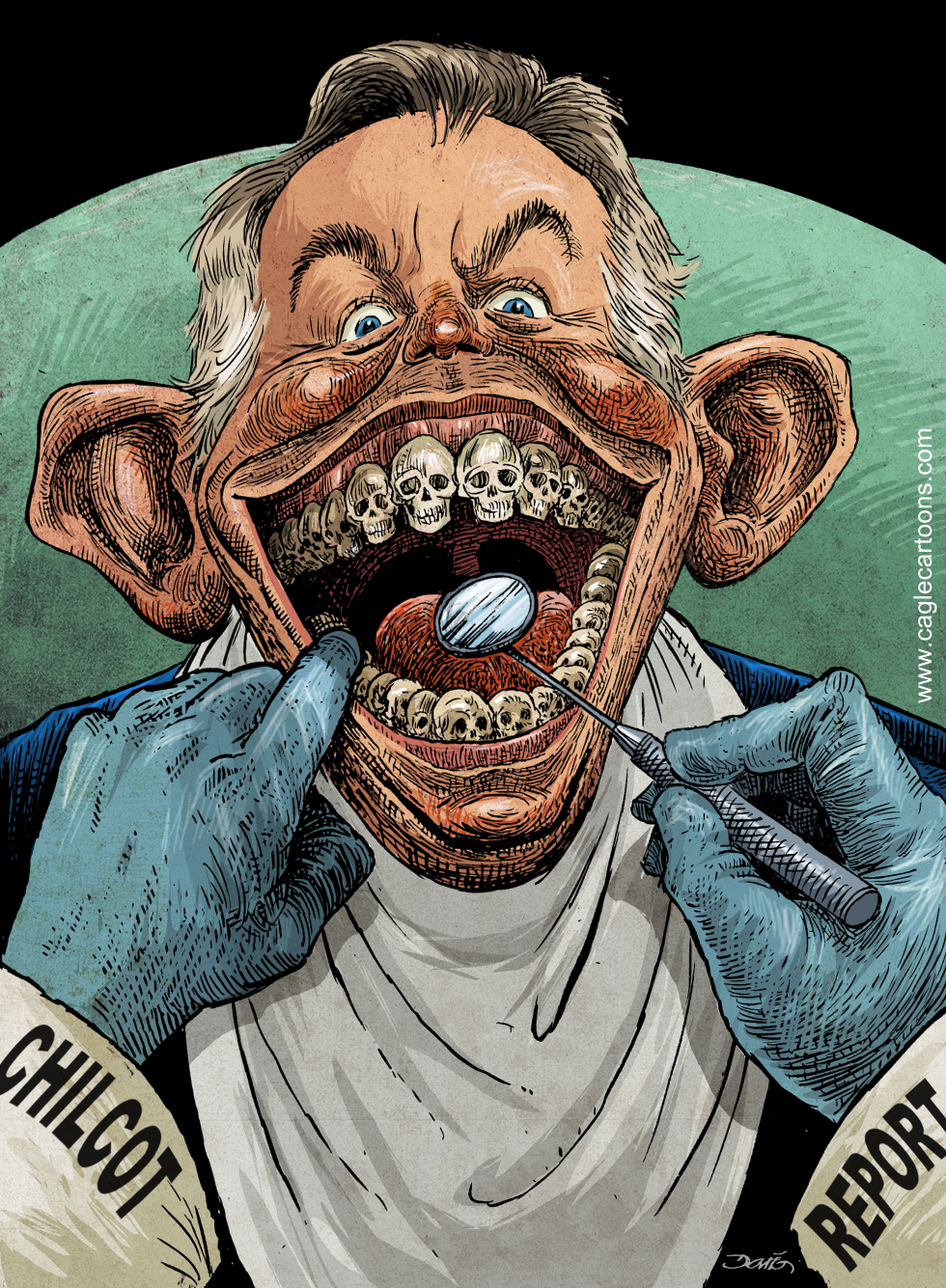 Blair en el banquillo