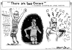 TWO OSCARS by Zapiro