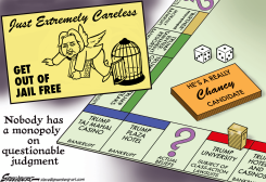HILLARY TRUMP MONOPOLY by Steve Greenberg