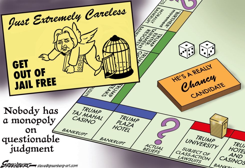Hillary Trump monopoly