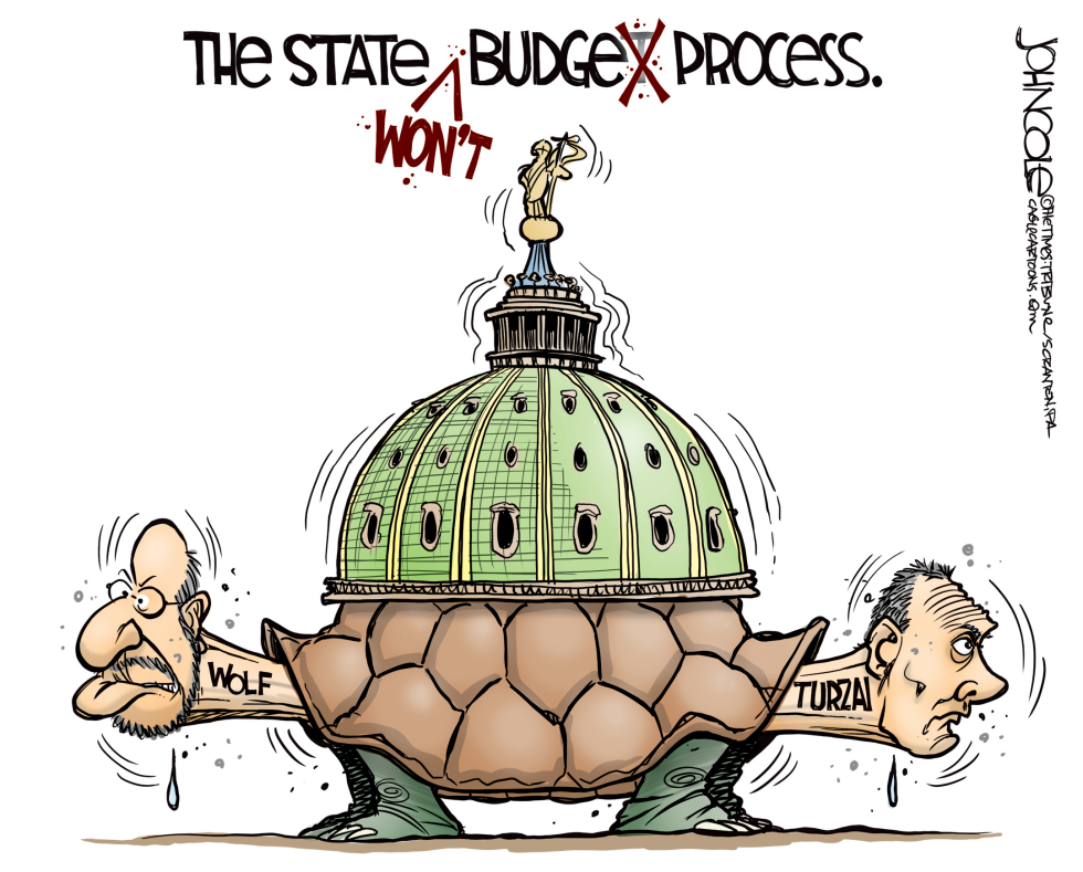 LOCAL PA -- State budget turtle COLOR