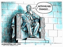 RACIAL DIVISION AND VIOLENCE by Dave Granlund