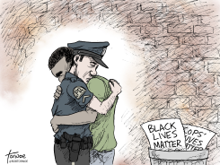 DALLAS SHOOTING by Rob Tornoe