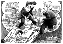 ATTACK OF THE 50 FOOT CANDIDATES by R.J. Matson