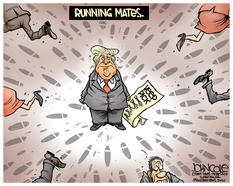 Trump veep pick COLOR