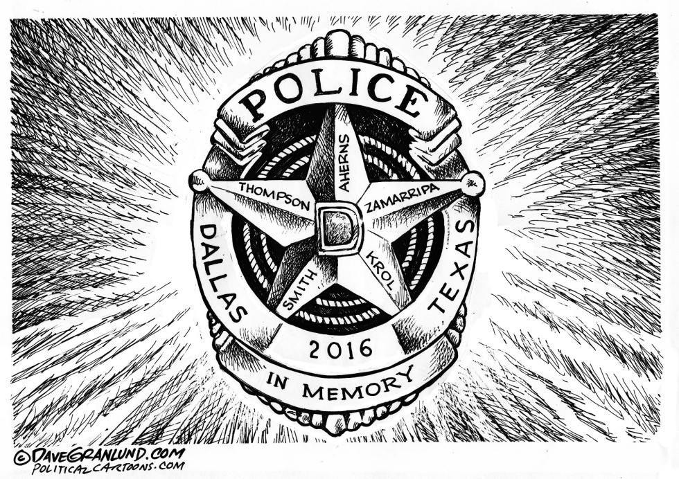 Dallas Officers Tribute