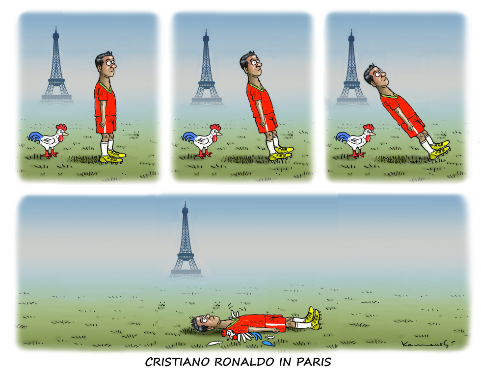 Cristiano Ronaldo in Paris