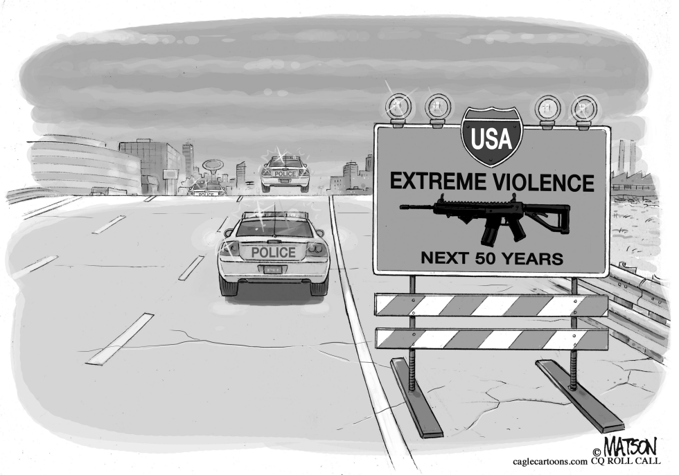 Extreme Violence Caution Sign