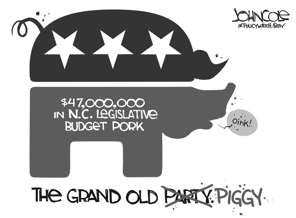 LOCAL NC --Grand Old Piggy BW