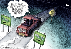 AMERICA'S FUTURE ROAD by Joe Heller
