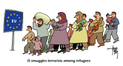 SMUGGLING TERRORISTS by Arend Van Dam