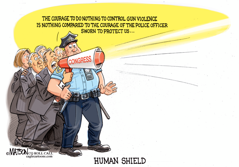 Do-Nothing Congress Uses The Police As Human Shield-COLOR