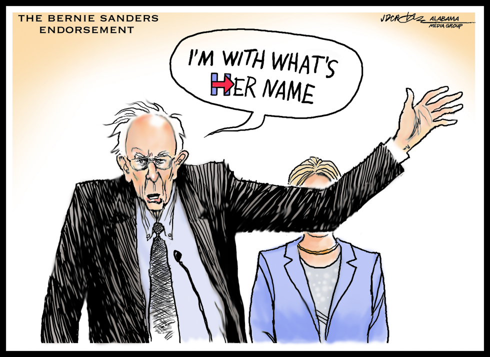 Bernie Sanders endorses Hillary Clinton