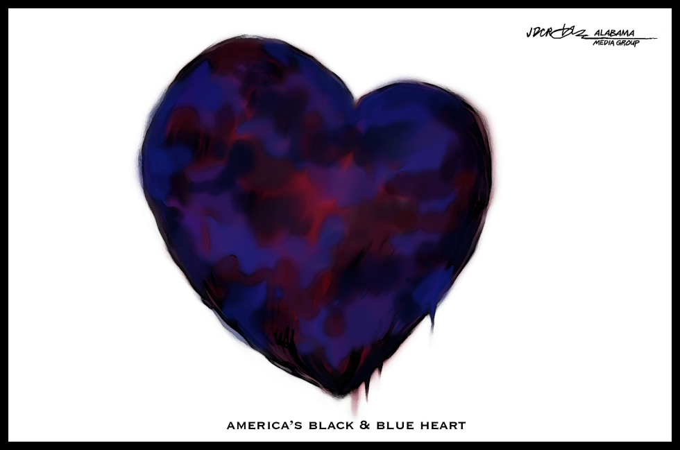 America's Black and Blue Heart