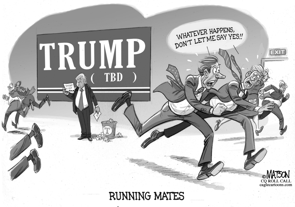  RUNNING MATES RUNNING FROM TRUMP by RJ Matson