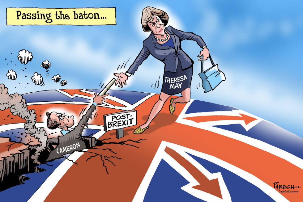 Cameron passes baton