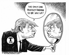 TRUMP AND VP PICK by Dave Granlund
