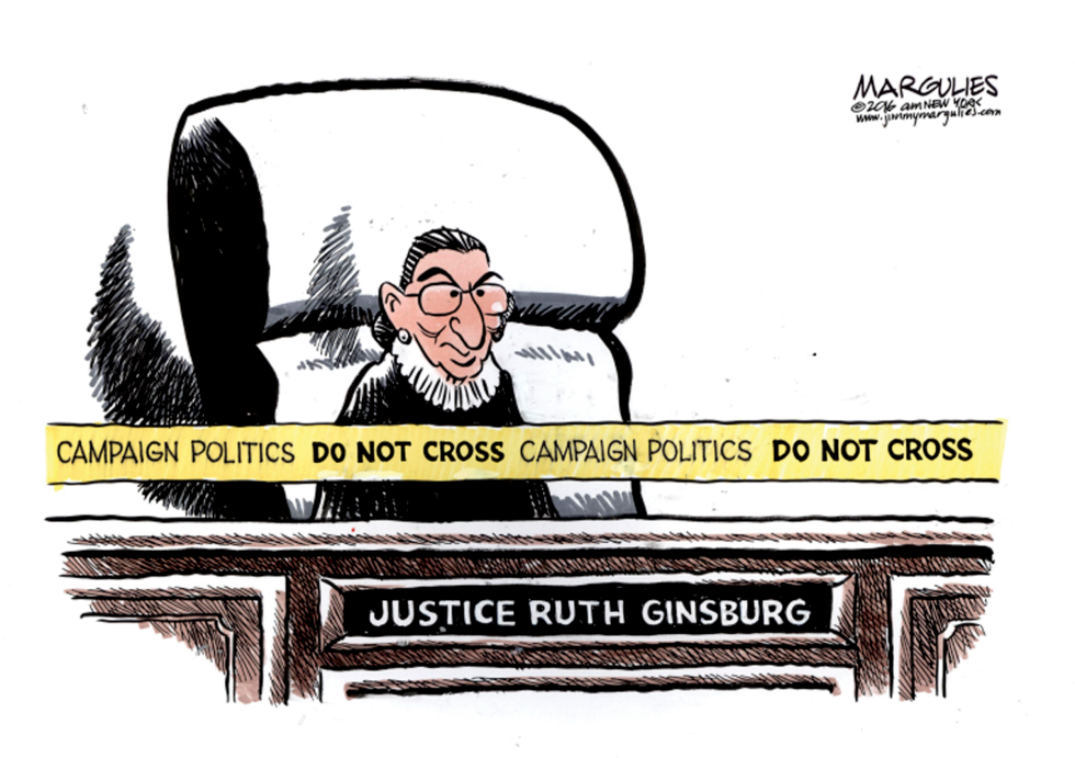 Justice Ginsburg Blasts Trump color