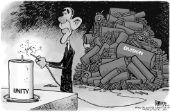 OBAMA UNITY by Rick McKee