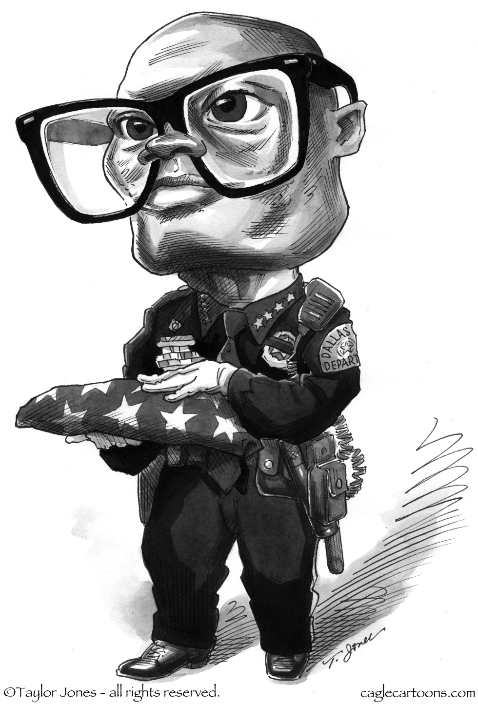  DALLAS POLICE CHIEF DAVID BROWN by Taylor Jones