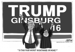 TRUMP GINSBURG BAD DREAM TEAM by R.J. Matson