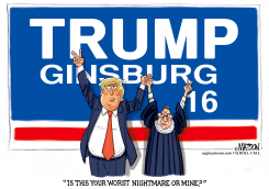 TRUMP GINSBURG BAD DREAM TEAM by R.J. Matson