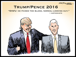 TRUMP/PENCE by J.D. Crowe