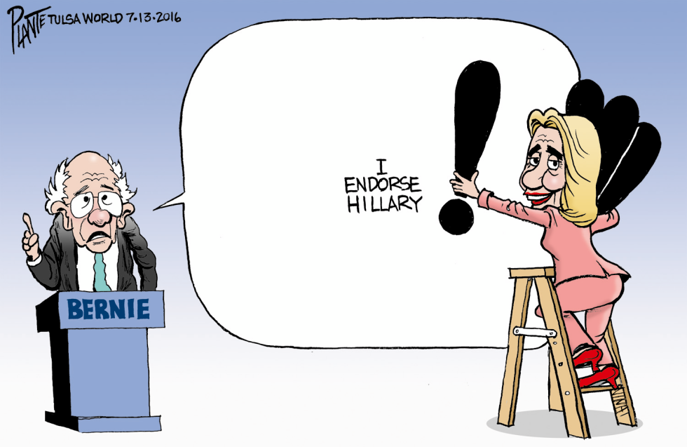 Bernie Endorses Hillary