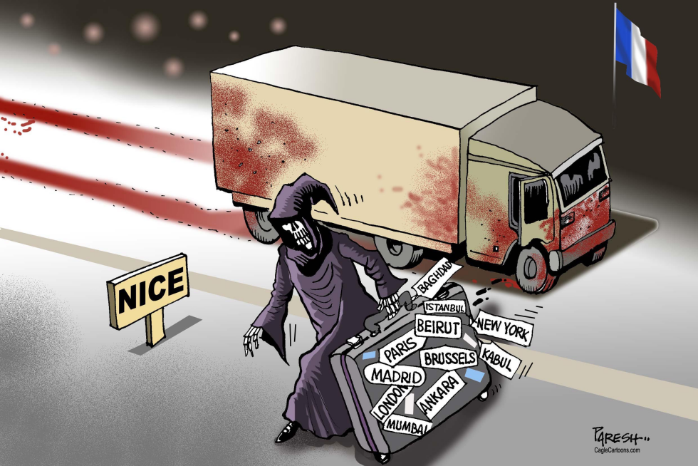  TERROR IN NICE by Paresh Nath