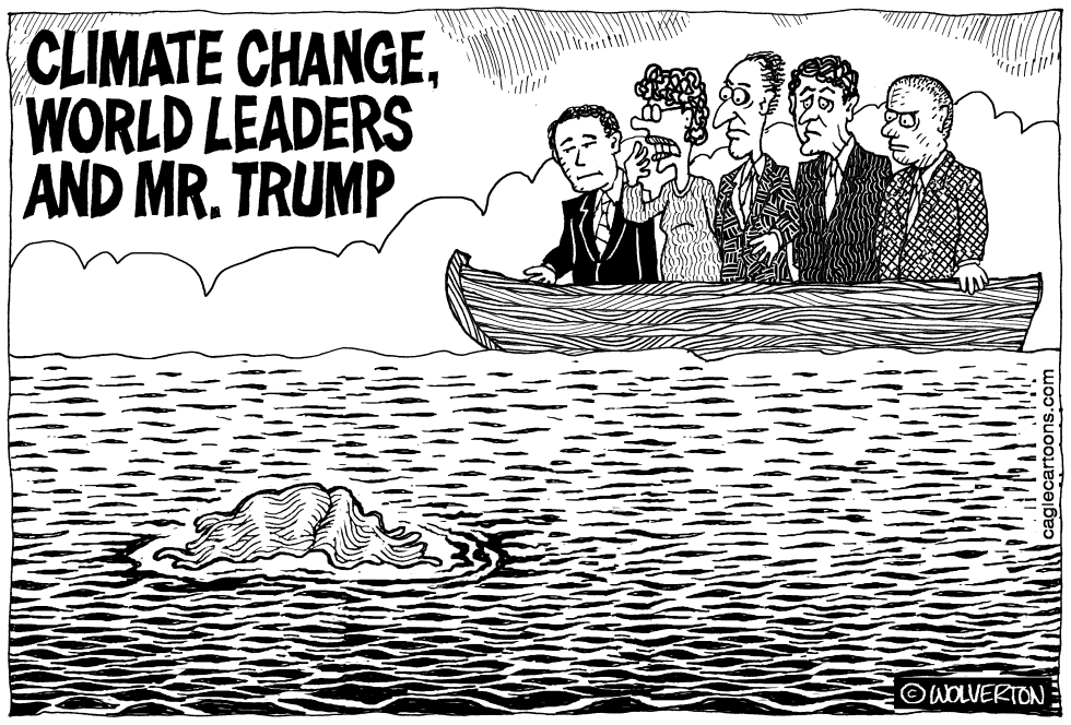 Climate Change World Leaders and Trump