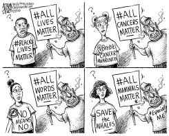 BLACK LIVES MATTER by Adam Zyglis