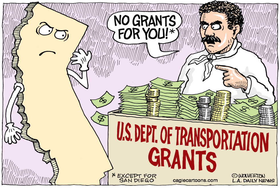 LOCAL-CA No Transportation Grants for Calif COLOR