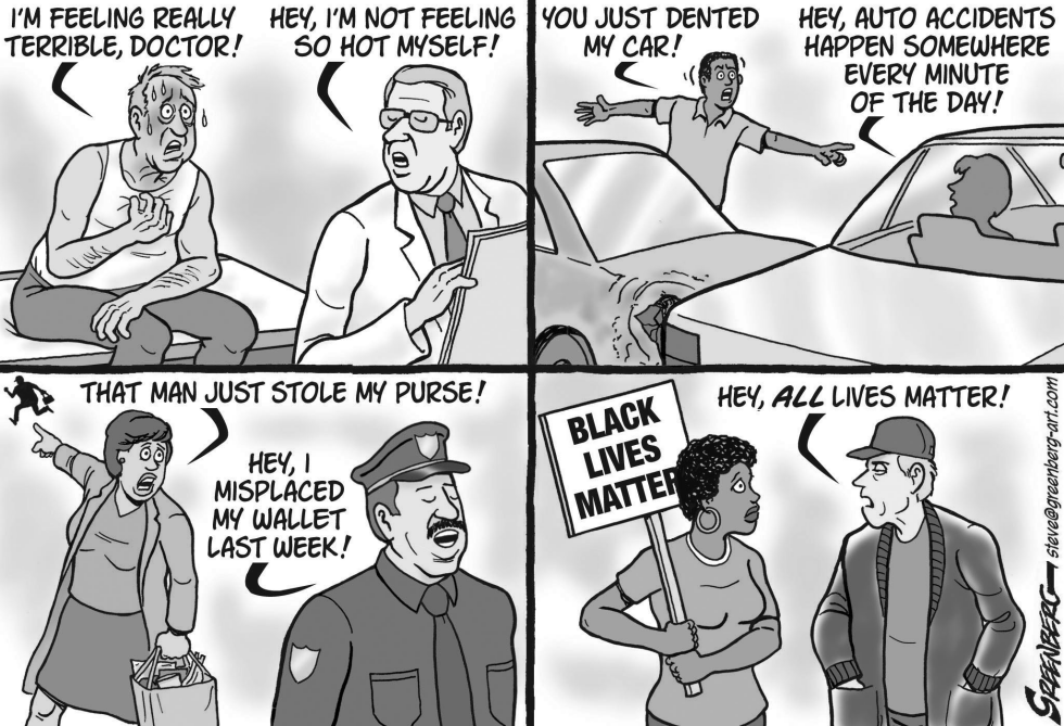 Black Lives Matter bw