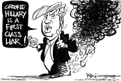 PANTS ON FIRE by Milt Priggee