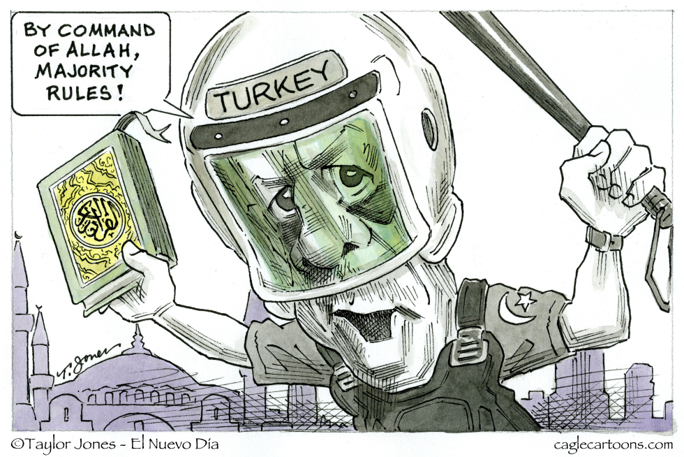  ERDOGAN CRACKS DOWN AGAIN by Taylor Jones