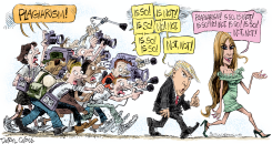 MELANIA TRUMP AND THE MEDIA  by Daryl Cagle