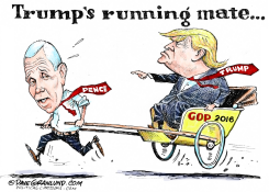 TRUMP RUNNING MATE  by Dave Granlund