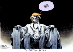 PARTY OF LINCOLN  by Nate Beeler