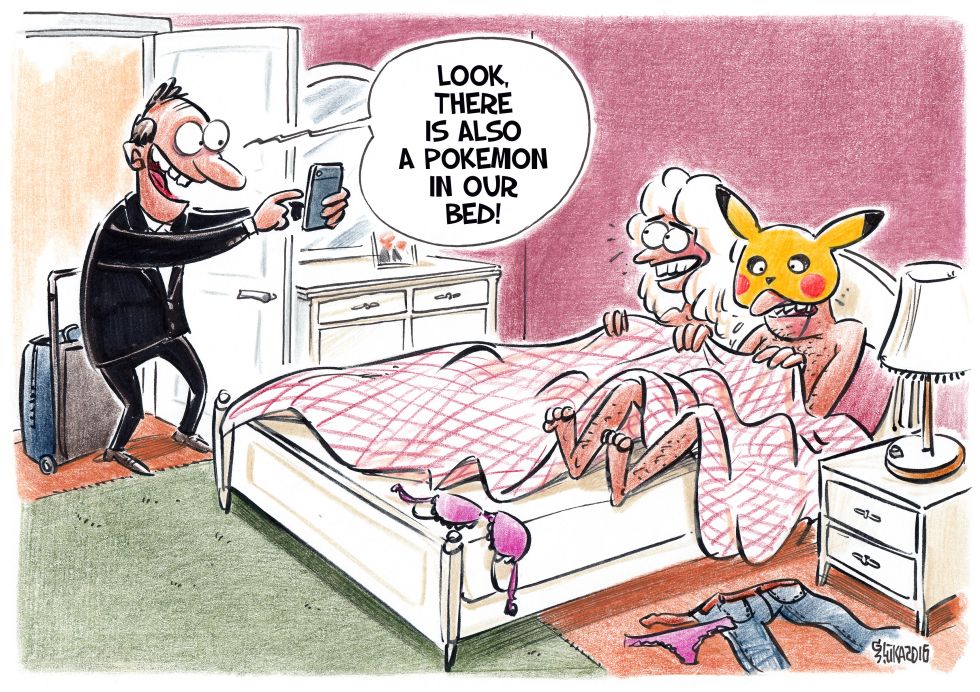 Pokemon in bed