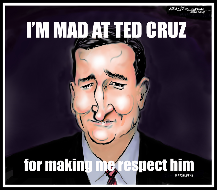 Mad at Ted Cruz