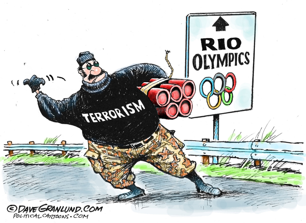  RIO TERROR THREAT by Dave Granlund