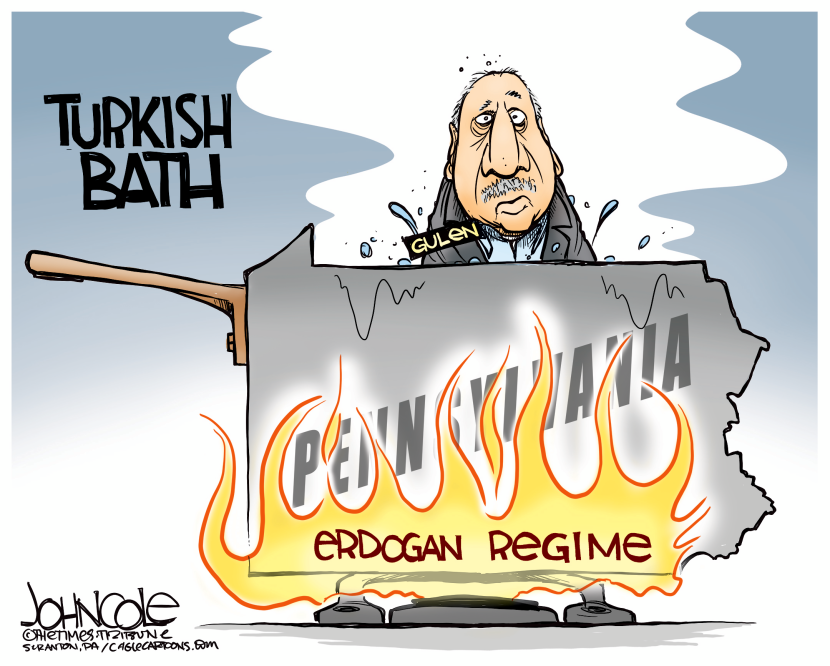 LOCAL PA -- Gulen and Erdogan COLOR