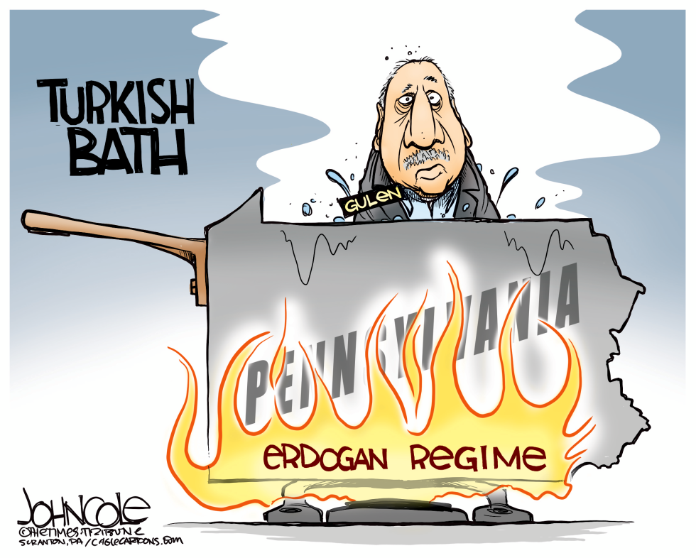 LOCAL PA -- Gulen and Erdogan COLOR