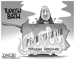 LOCAL PA GULEN AND ERDOGAN BW by John Cole