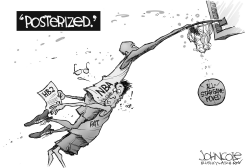 LOCAL NC MCCRORY AND THE NBA BW by John Cole
